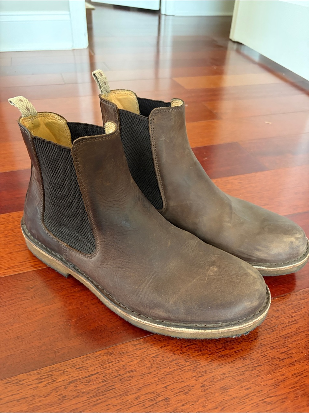 Astorflex bitflex Chelsea Boot, Dark Chestnut Nubuck